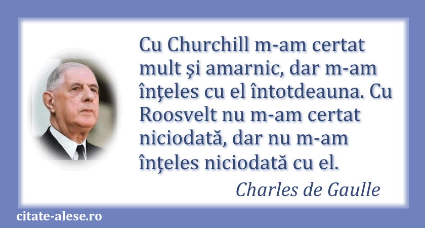 Charles de Gaulle, citat despre politicieni
