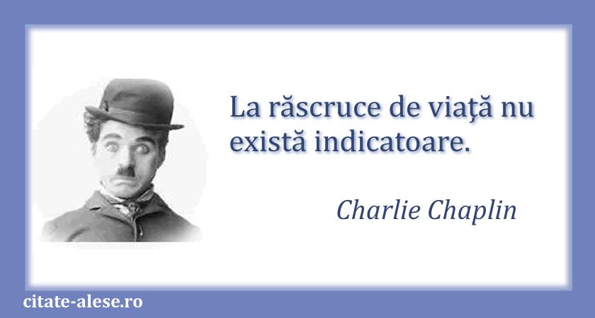 Charlie Chaplin, citat despre viaţă