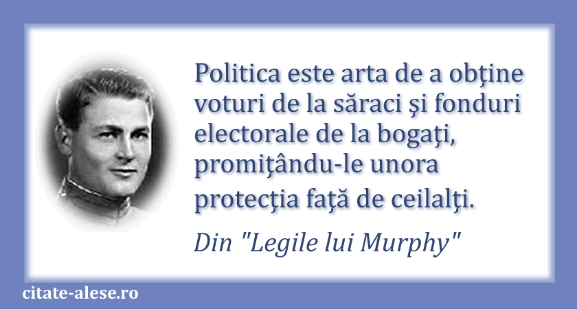 Legile lui Murphy despre politică