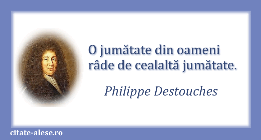 Philippe Destouches, citat despre umor